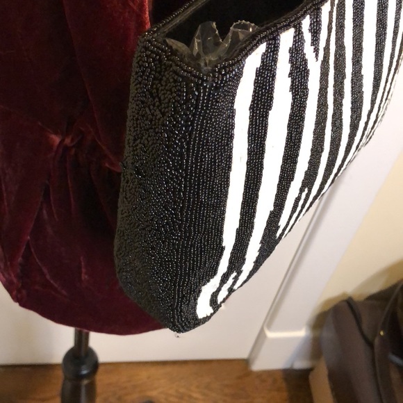 BARSE Fully Beaded Satin Day To Evening Clutch Shoulder Bag COLLECTOR’S PIECE - Picture 8 of 16